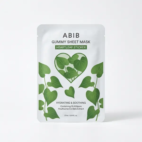 Abib Gummy Sheet Mask Heartleaf Sticker