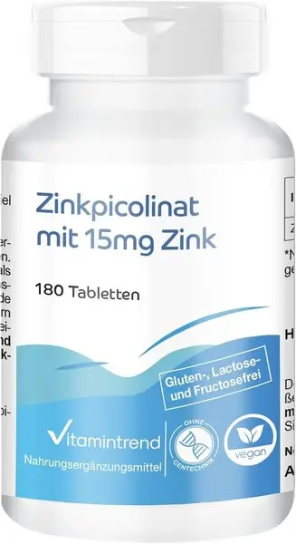 Produktbild von Zink Picolinate 15mg